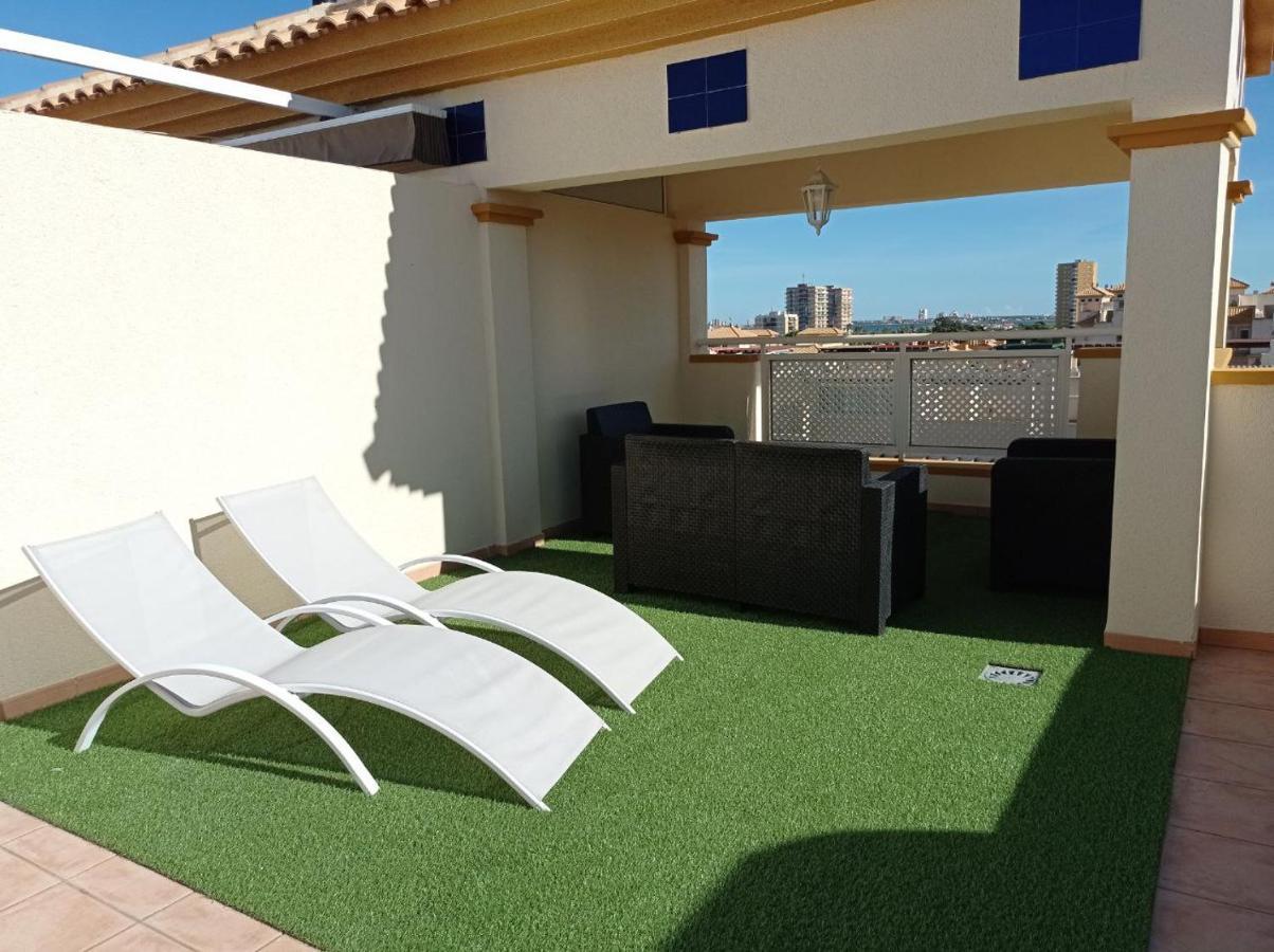 Atico Beach&Golf + Wifi + Garaje Mar de Cristal Bagian luar foto