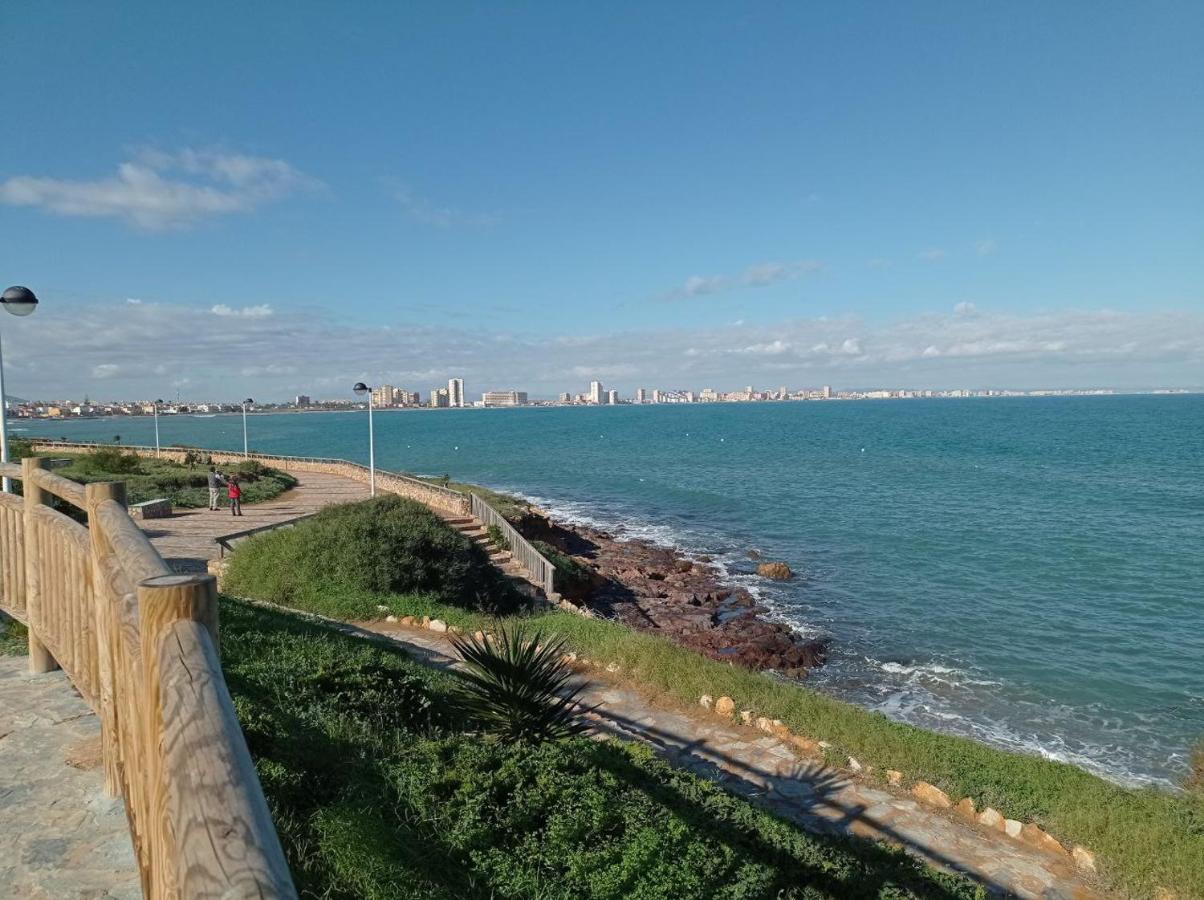Atico Beach&Golf + Wifi + Garaje Mar de Cristal Bagian luar foto