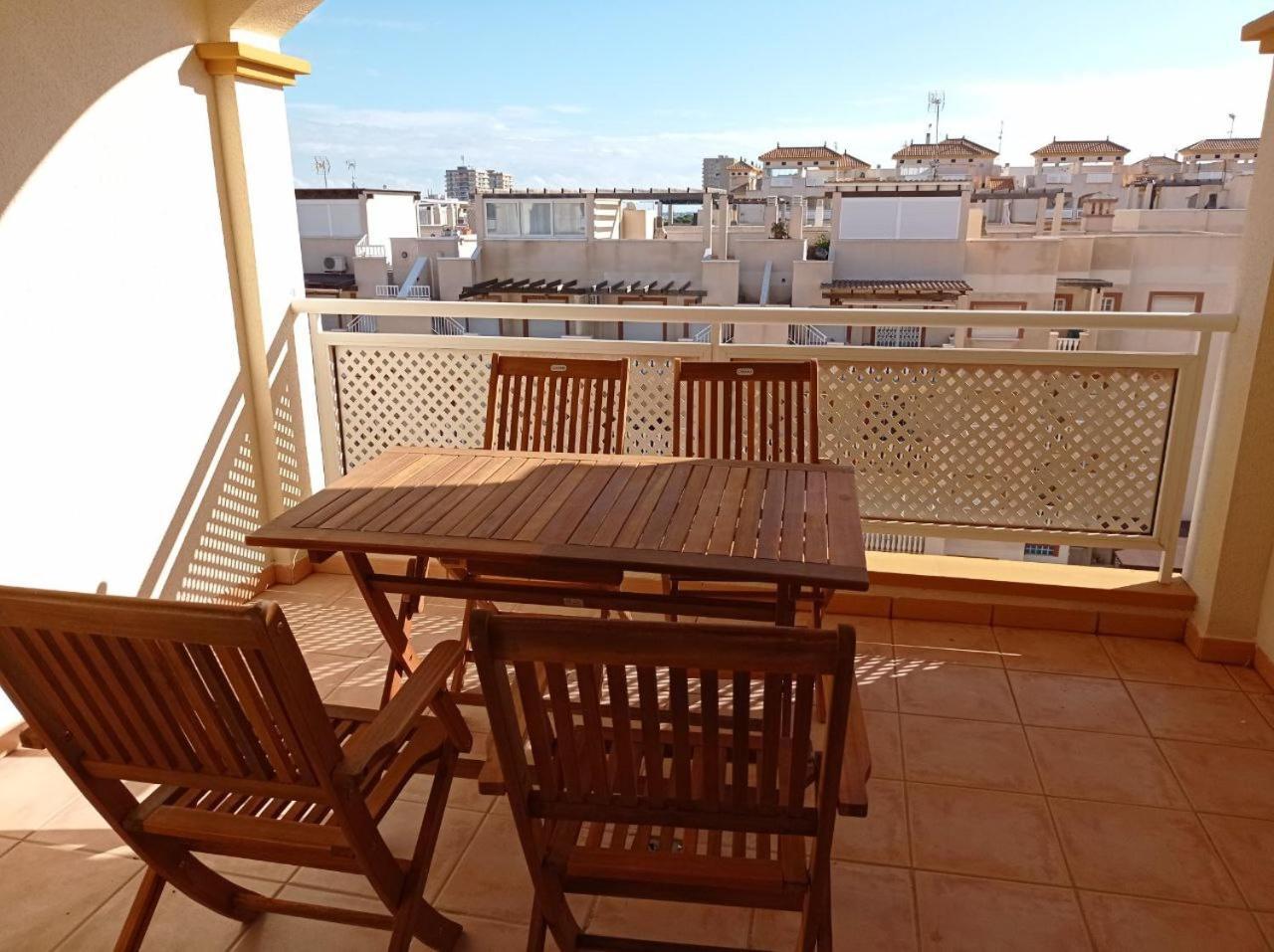 Atico Beach&Golf + Wifi + Garaje Mar de Cristal Bagian luar foto